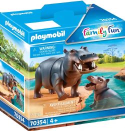 *** PLAYMOBIL FAMILY FUN - HIPPOPOTAME ET SON BÉBÉ #70354